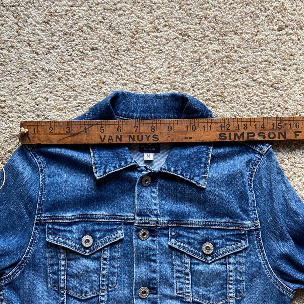 AG Adriano Goldschmied Light Blue Denim Jacket - Picture 11 of 14